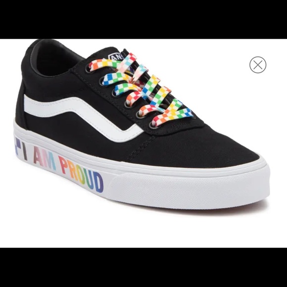 Vans Shoes - Vans® Women's Pride Rainbow I Am Proud Ward Sneakers size 7 New in Box
